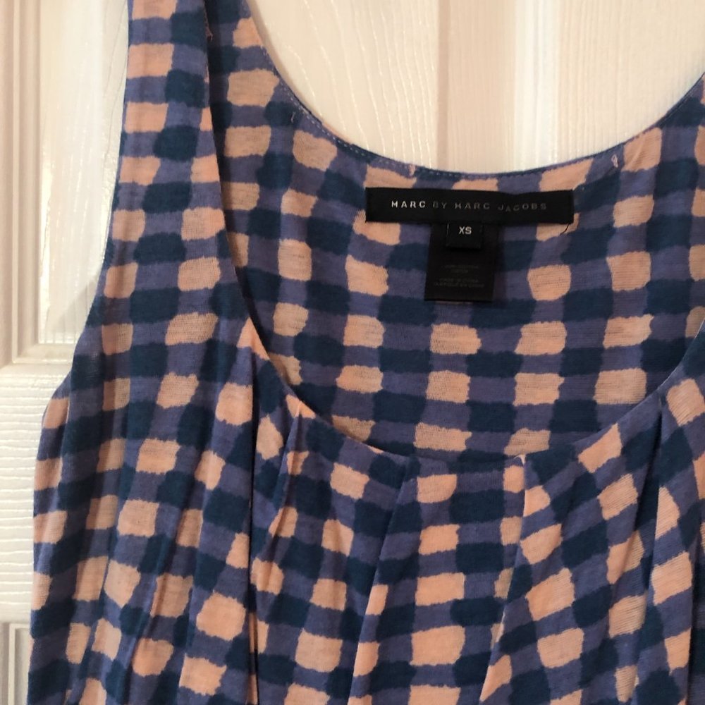 MARC by Marc Jacobs Molly Check-Print Jersey Dress - Picture 8 of 9